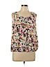 Ann Taylor LOFT Outlet 100% Polyester Ivory Sleeveless Blouse Size L (petite) - photo 1