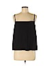 Topshop 100% Polyester Black Sleeveless Blouse Size 8 - photo 1