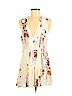 Free People 100% Rayon Ivory Casual Dress Size M - photo 1