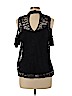 BCX Black Short Sleeve Top Size L - photo 2