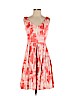 Calvin Klein 100% Cotton Red Casual Dress Size 4 - photo 1
