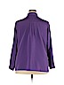 Elementz 100% Polyester Purple Long Sleeve Blouse Size 2X - photo 2
