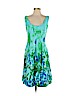 Nine West 100% Cotton Blue Casual Dress Size 4 - photo 1