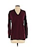 Magaschoni 100% Cashmere Burgundy Cashmere Pullover Sweater Size XS - photo 1