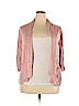 Philosophy Republic Clothing 100% Viscose Pink Cardigan Size 2X - photo 1