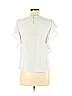 Monteau 100% Polyester White Short Sleeve Blouse Size L - photo 2