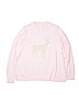 Crewcuts Outlet 100% Cotton Pink Pullover Sweater Size 14 - photo 1