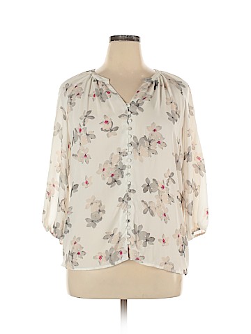Saint Tropez West 3/4 Sleeve Blouse (view 1)