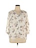 Saint Tropez West 100% Polyester White 3/4 Sleeve Blouse Size XL - photo 1