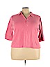 Avenue 100% Cotton Pink Short Sleeve Polo Size 22 - 24 - photo 1