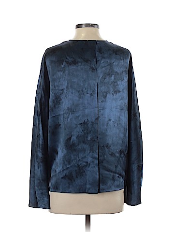 Vince. Long Sleeve Silk Top (view 2)