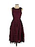 Lulu's 100% Polyester Burgundy Cocktail Dress Size XS - photo 1