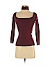 Forever 21 Burgundy 3/4 Sleeve Top Size L - photo 1