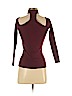 Forever 21 Burgundy 3/4 Sleeve Top Size L - photo 2