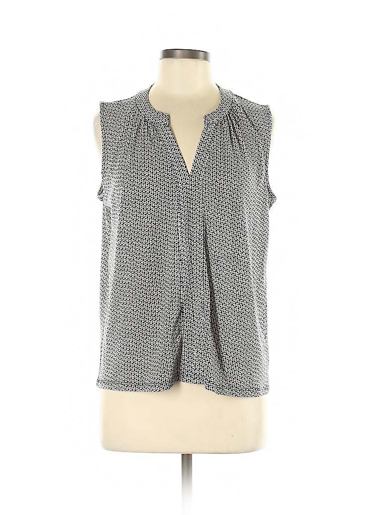 H&M Blue Sleeveless Blouse Size M - photo 1
