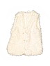 Bobbie Brooks 100% Polyester Ivory Faux Fur Vest Size L (kids) - photo 1