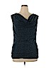 Halogen 100% Nylon Blue Sleeveless Top Size XL - photo 1
