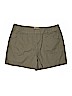 St. John's Bay 100% Cotton Green Khaki Shorts Size 16 - photo 1