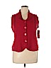 Alfred Dunner 100% Wool Red Wool Cardigan Size XL (petite) - photo 1