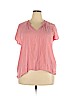 Old Navy 100% Rayon Pink Short Sleeve Blouse Size XXL - photo 1