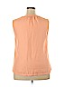 Jones New York Collection 100% Polyester Orange Sleeveless Blouse Size 18 - photo 2