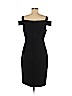 White House Black Market 100% Polyester Black Cocktail Dress Size 6 - photo 2