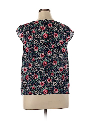 LC Lauren Conrad Short Sleeve Blouse (view 2)