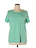 Karen Scott Green Short Sleeve Top Size XL - photo 1