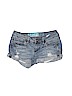 Roxy Blue Denim Shorts Size 1 - photo 1
