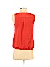 Ann Taylor LOFT 100% Polyester Orange Tank Top Size S (petite) - photo 2