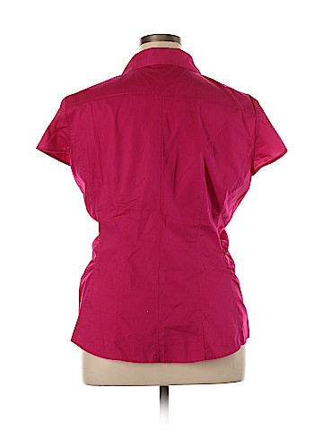 New York & Company Short Sleeve Button-Down Shirt (view 2)