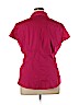New York & Company 100% Cotton Pink Short Sleeve Button-Down Shirt Size XL - photo 2