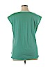 Van Heusen 100% Polyester Teal Short Sleeve Blouse Size XL - photo 2