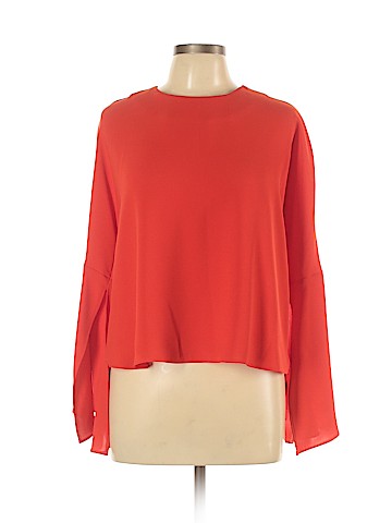 Topshop Long Sleeve Blouse (view 1)