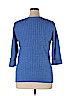 Karen Scott 100% Cotton Blue Pullover Sweater Size 1X - photo 2