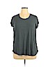 Simply Vera Vera Wang Blue Short Sleeve T-Shirt Size XL - photo 1