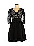 Eliza J Black Cocktail Dress Size 6 - photo 1