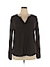 Lucky Brand Black Long Sleeve Top Size XL - photo 1