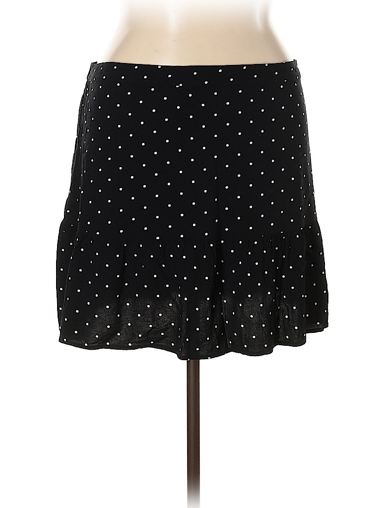 Old Navy 100% Rayon Black Casual Skirt Size XL - photo 1