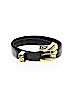 Vicenza Solid Black Leather Belt Size XS - photo 1