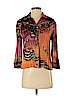 Alberto Makali 100% Polyester Orange 3/4 Sleeve Blouse Size S - photo 1