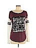 Victoria's Secret Pink Burgundy Long Sleeve Top Size XS - photo 1