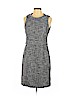 MICHAEL Michael Kors 100% Polyester Blue Casual Dress Size 10 - photo 1