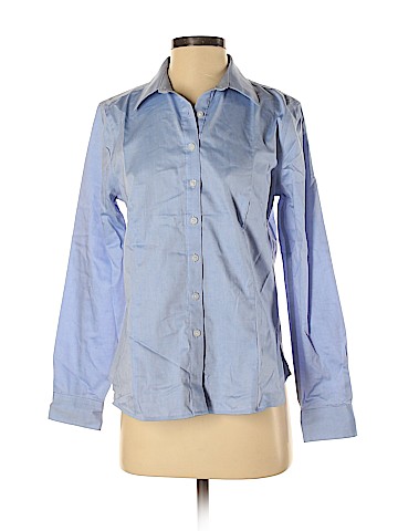 Ellen Tracy Long Sleeve Button-Down Shirt (view 1)