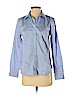 Ellen Tracy 100% Cotton Blue Long Sleeve Button-Down Shirt Size S - photo 1