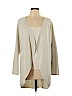 Eileen Fisher Ivory Silk Cardigan Size L (petite) - photo 1