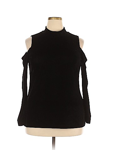 A.n.a Long Sleeve Blouse (view 1)