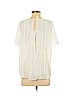 Ella Moss 100% Cotton White Short Sleeve Blouse Size S - photo 2