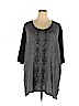 Catherines Gray 3/4 Sleeve Top Size 2X - photo 1