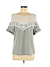 Zanzea Collection Gray Short Sleeve Top Size M - photo 1